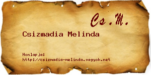 Csizmadia Melinda névjegykártya